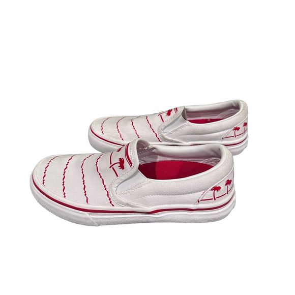 Vans In N Out Burger White/Red Slip on Sneakers Sz Kids 4, W5.5 Drink Cup Shoes - Picture 7 of 12